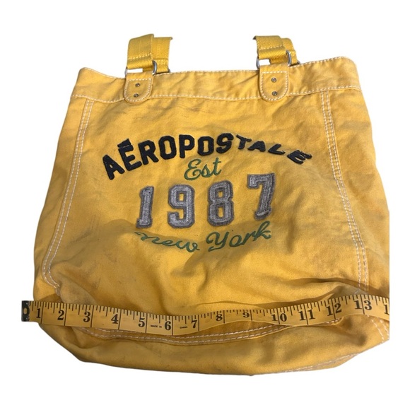 Aeropostale gold/yellow school/work bag tote. Great used condition - Picture 2 of 4
